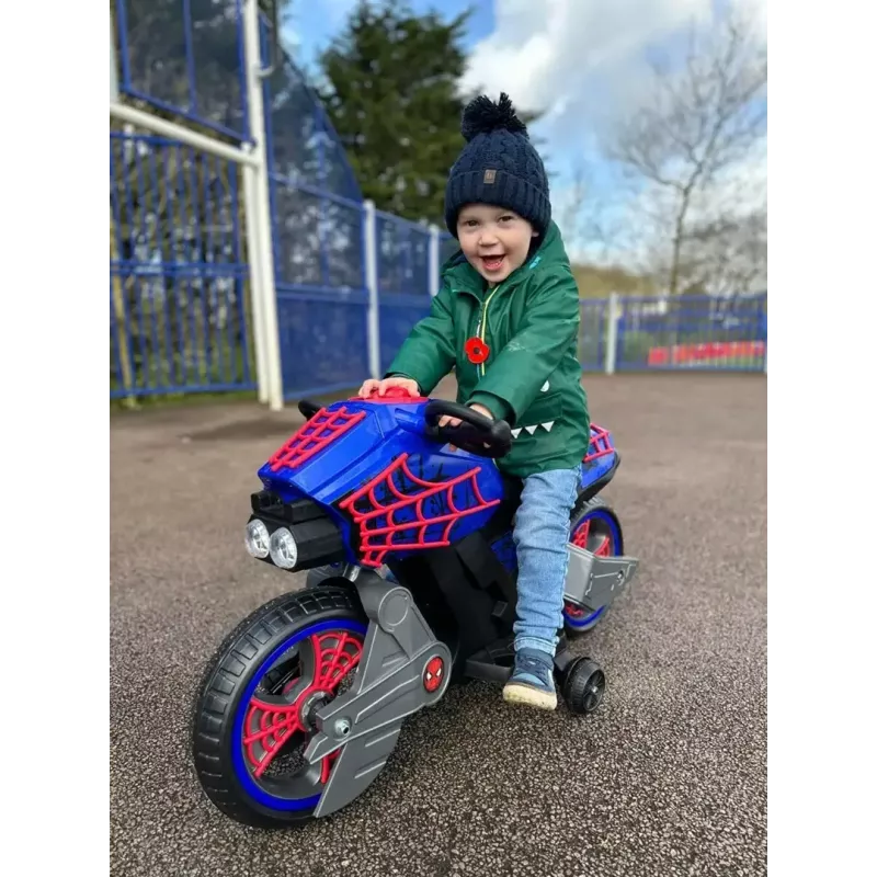 Elektriskais ride-on motocikls HUFFY 17345W — bērnu ar baterijām darbināms 6V transportlīdzeklis