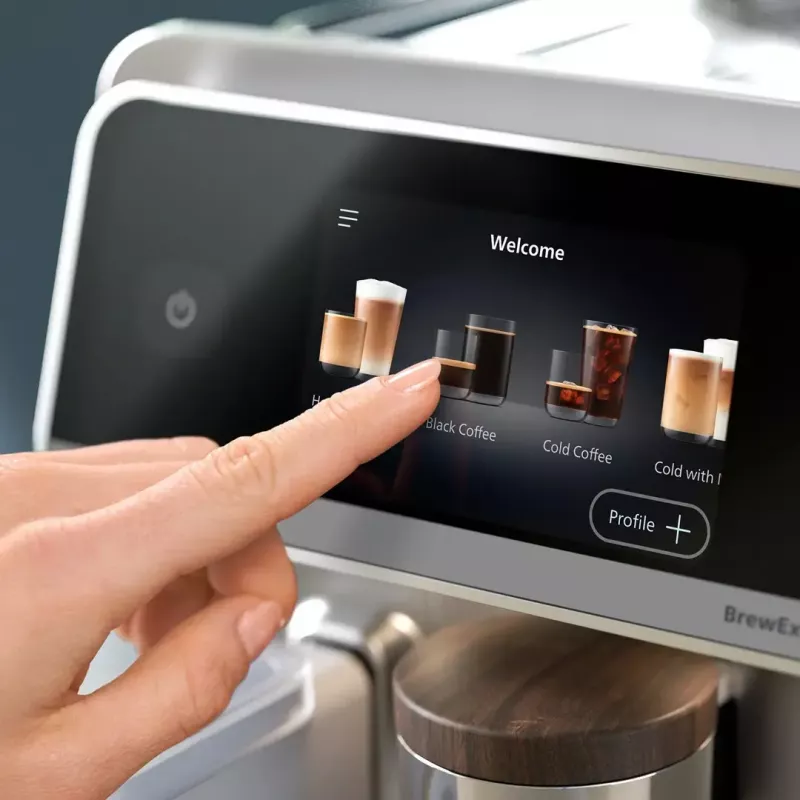 Kafijas automāts Philips Series 8000 Café Aromis EP8757/20, sudraba, 1500 W