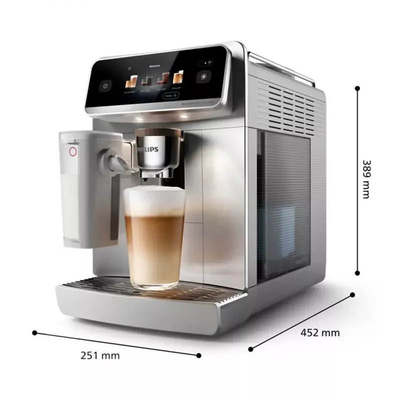 Kafijas automāts Philips Series 8000 Café Aromis EP8757/20, sudraba, 1500 W