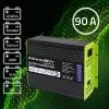 Baterijas lādētājs QOLTEC 51919 90A 12V LiFePO4 AGM GEL SLA baterijām