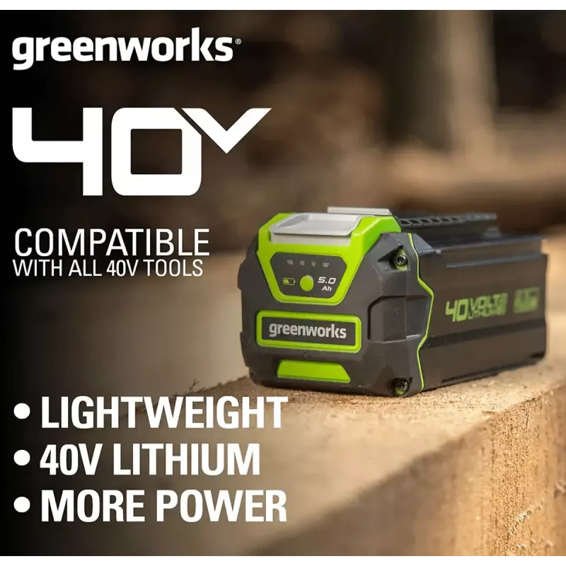 Baterija Greenworks 2927207 litija jonu 5 Ah