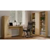 Galda un grāmatu skapja komplekts top e shop COSMO Oak Artisan — Darba virsma 115×50 cm, Platums 1430 mm, Augstums 1400 mm, Dziļums 500 mm, 1 atvilktne