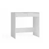 Galds top e shop MARINA 2S, balts, skaidu plātne, 810×500×800 mm, 2 atvilktnes, laminēta virsma