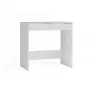 Galds top e shop MARINA 2S, balts, skaidu plātne, 810×500×800 mm, 2 atvilktnes, laminēta virsma