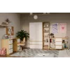 Kumode top e shop ARTISAN ar 2 durvīm un 3 atvilktnēm, 1200×400×750 mm, balta, skaidu plātne