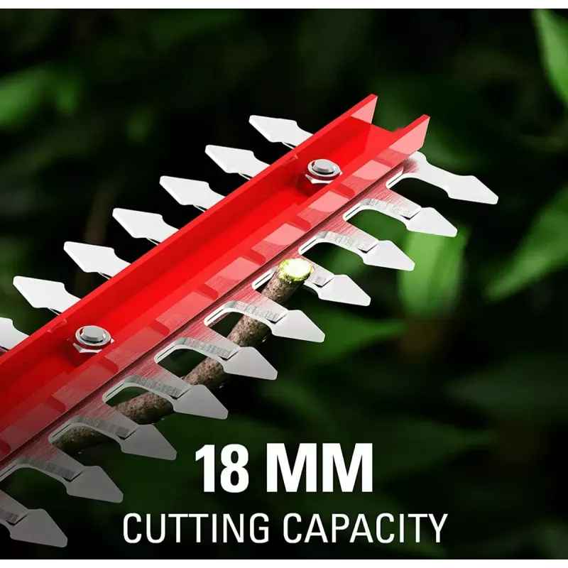 Bezvadu zāles šķēres GreenWorks 1600607VA — 12 cm nerūsējošā tērauda asmens, 24 V Li‑Ion 2 Ah