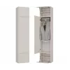 Top e shop HAGA Cashmere garderobe 3-durvju, 2380×500×350 mm, skaidu plātne, brīvi stāvoša