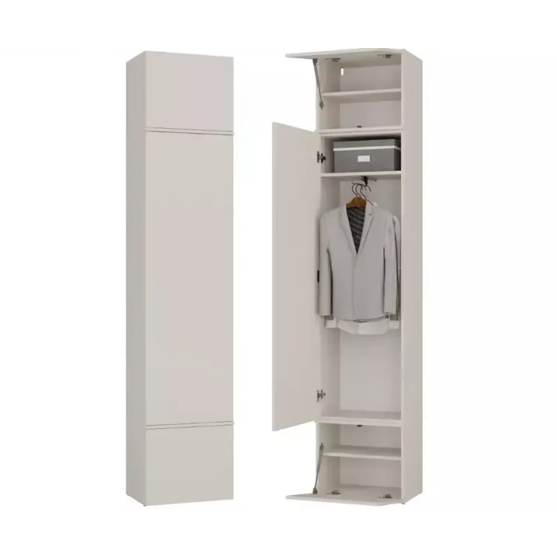 Top e shop HAGA Cashmere garderobe 3-durvju, 2380×500×350 mm, skaidu plātne, brīvi stāvoša