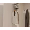 Top e shop HAGA Cashmere garderobe 3-durvju, 2380×500×350 mm, skaidu plātne, brīvi stāvoša