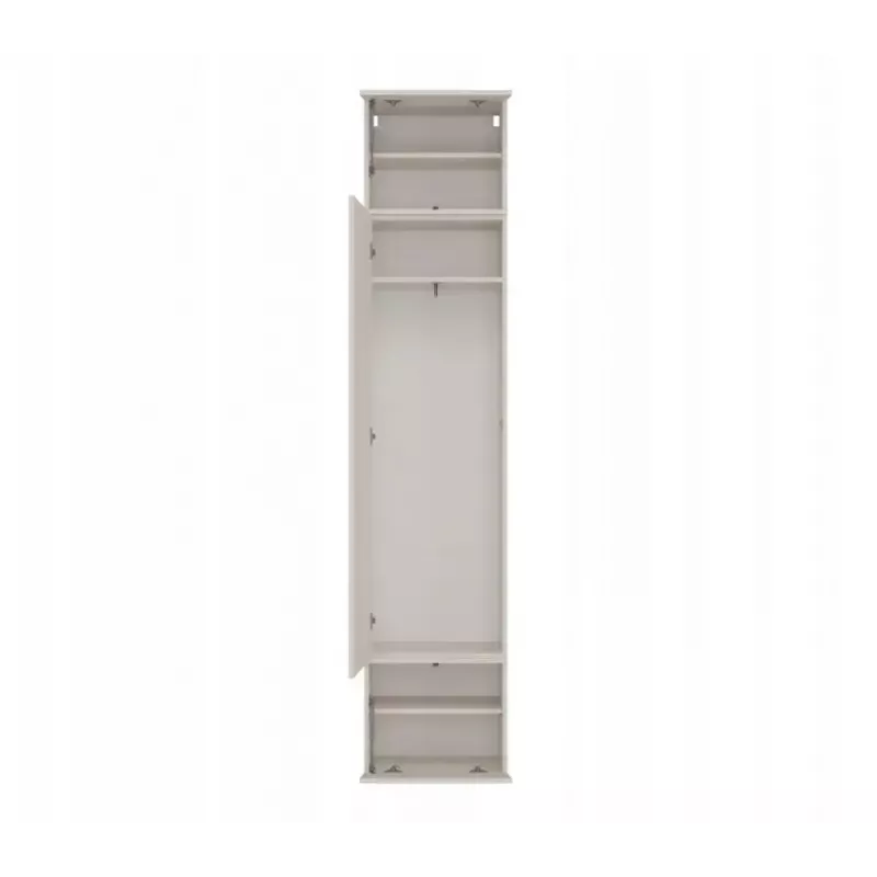 Top e shop HAGA Cashmere garderobe 3-durvju, 2380×500×350 mm, skaidu plātne, brīvi stāvoša