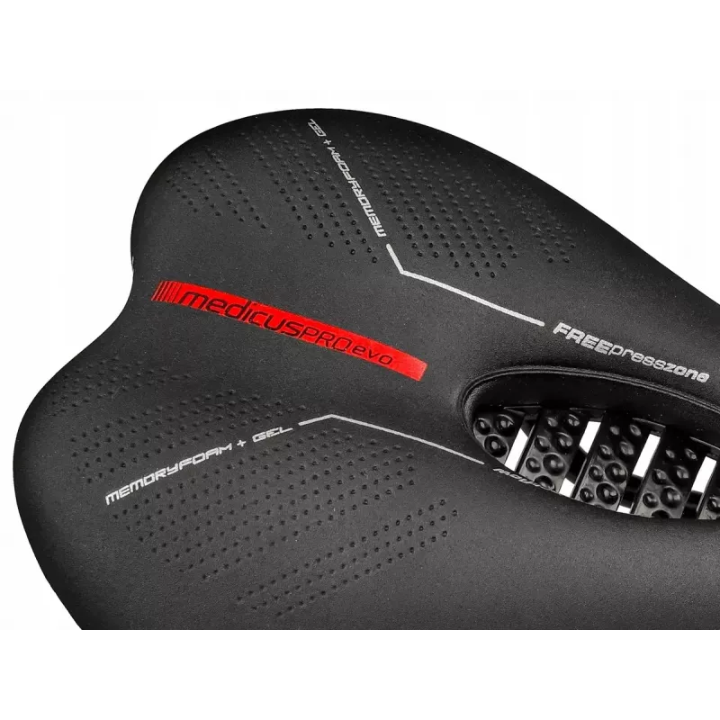 Velosipēda sēdeklis Wittkop Medicus PROevo 7.0 — ergonomisks MTB komforta dizains