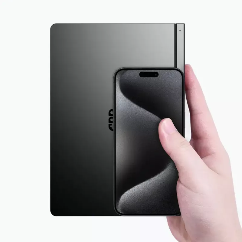 GPD Pocket 4 klēpjdators — AMD Ryzen 7 8840U, 8 collu WQXGA 2560×1600 144Hz skārienjūtīgs, 16GB DDR5, 1TB NVMe, Radeon 780M, Windows 11, LAN, pirkstu nospiedumu lasītājs, grafīts