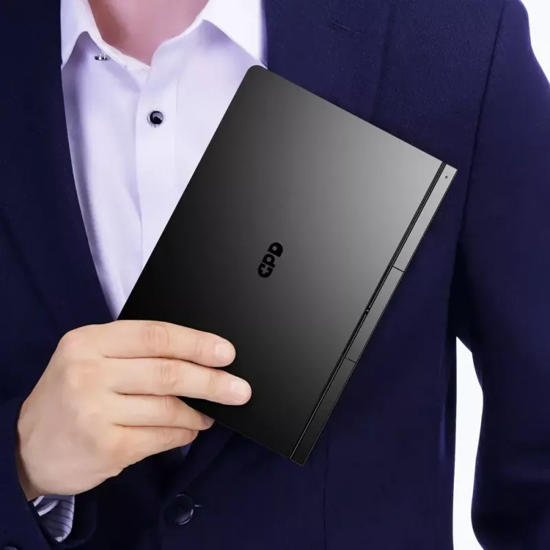 GPD Pocket 4 klēpjdators — AMD Ryzen 7 8840U, 8 collu WQXGA 2560×1600 144Hz skārienjūtīgs, 16GB DDR5, 1TB NVMe, Radeon 780M, Windows 11, LAN, pirkstu nospiedumu lasītājs, grafīts