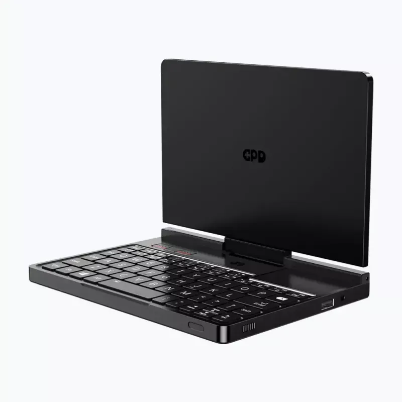 GPD Pocket 4 klēpjdators — AMD Ryzen 7 8840U, 8 collu WQXGA 2560×1600 144Hz skārienjūtīgs, 16GB DDR5, 1TB NVMe, Radeon 780M, Windows 11, LAN, pirkstu nospiedumu lasītājs, grafīts