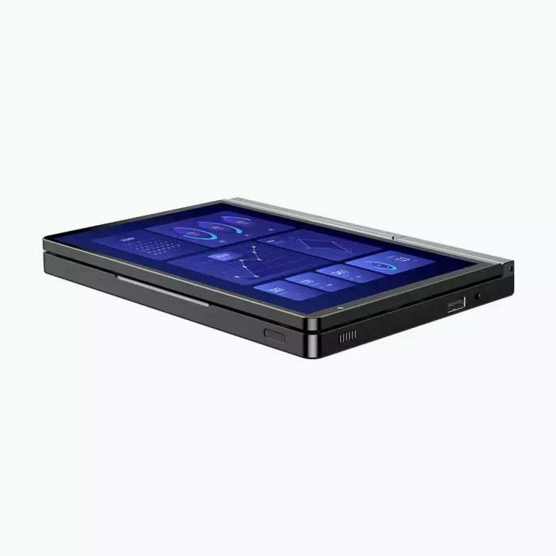 GPD Pocket 4 klēpjdators — AMD Ryzen 7 8840U, 8 collu WQXGA 2560×1600 144Hz skārienjūtīgs, 16GB DDR5, 1TB NVMe, Radeon 780M, Windows 11, LAN, pirkstu nospiedumu lasītājs, grafīts