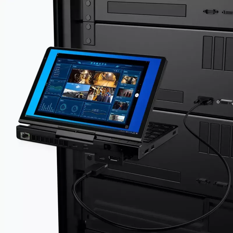 GPD Pocket 4 klēpjdators — AMD Ryzen 7 8840U, 8 collu WQXGA 2560×1600 144Hz skārienjūtīgs, 16GB DDR5, 1TB NVMe, Radeon 780M, Windows 11, LAN, pirkstu nospiedumu lasītājs, grafīts