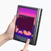 GPD Pocket 4 klēpjdators — AMD Ryzen 7 8840U, 8 collu WQXGA 2560×1600 144Hz skārienjūtīgs, 16GB DDR5, 1TB NVMe, Radeon 780M, Windows 11, LAN, pirkstu nospiedumu lasītājs, grafīts