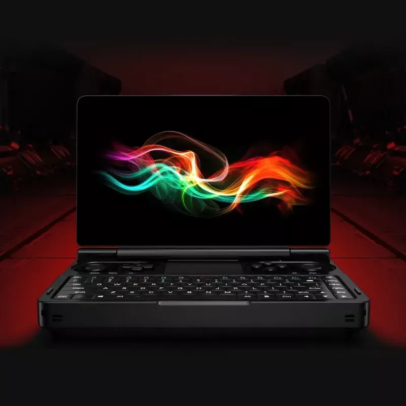 Klēpjdators GPD WinMini HX370 — 7 collu FHD 120Hz skārienjūtīgs, AMD Ryzen AI 9 HX370, 32GB DDR5, 2TB NVMe, Radeon 890M, Win 11, melns