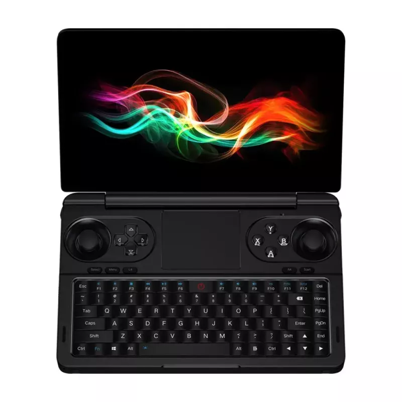Klēpjdators GPD WinMini HX370 — 7 collu FHD 120Hz skārienjūtīgs, AMD Ryzen AI 9 HX370, 32GB DDR5, 2TB NVMe, Radeon 890M, Win 11, melns