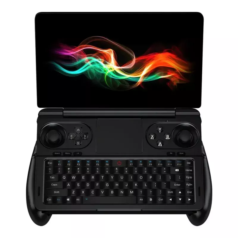 Klēpjdators GPD WinMini HX370 — 7 collu FHD 120Hz skārienjūtīgs, AMD Ryzen AI 9 HX370, 32GB DDR5, 2TB NVMe, Radeon 890M, Win 11, melns