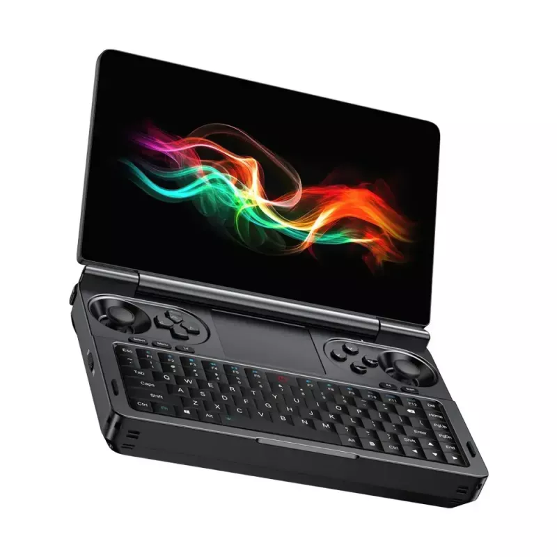 Klēpjdators GPD WinMini HX370 — 7 collu FHD 120Hz skārienjūtīgs, AMD Ryzen AI 9 HX370, 32GB DDR5, 2TB NVMe, Radeon 890M, Win 11, melns