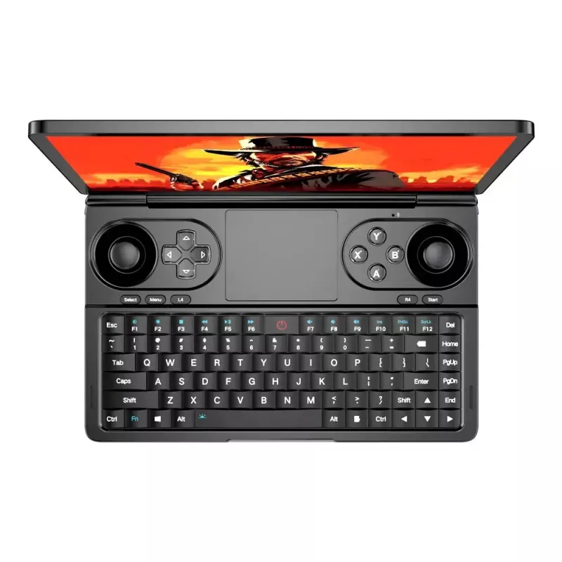 Klēpjdators GPD WinMini HX370 — 7 collu FHD 120Hz skārienjūtīgs, AMD Ryzen AI 9 HX370, 32GB DDR5, 2TB NVMe, Radeon 890M, Win 11, melns