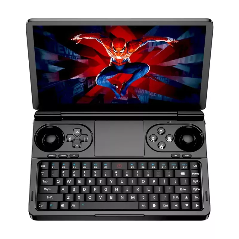 Klēpjdators GPD WinMini HX370 — 7 collu FHD 120Hz skārienjūtīgs, AMD Ryzen AI 9 HX370, 32GB DDR5, 2TB NVMe, Radeon 890M, Win 11, melns
