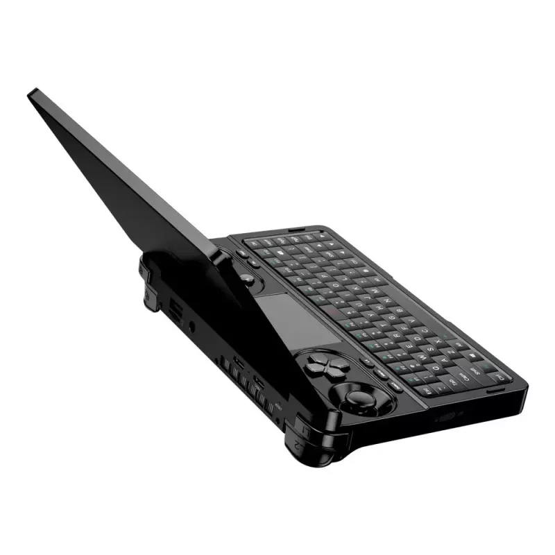 Klēpjdators GPD WinMini HX370 — 7 collu FHD 120Hz skārienjūtīgs, AMD Ryzen AI 9 HX370, 32GB DDR5, 2TB NVMe, Radeon 890M, Win 11, melns