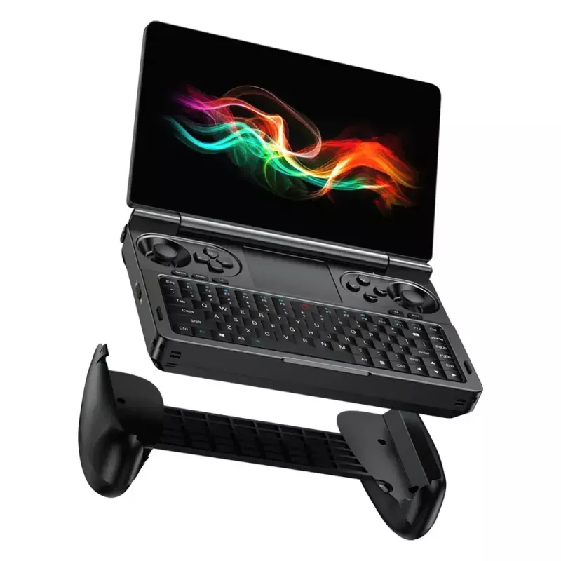 Klēpjdators GPD WinMini HX370 — 7 collu FHD 120Hz skārienjūtīgs, AMD Ryzen AI 9 HX370, 32GB DDR5, 2TB NVMe, Radeon 890M, Win 11, melns