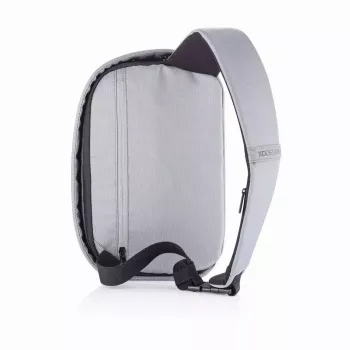 Pretzagšanas mugursoma XDDESIGN Bobby Sling pelēka — viegla, ūdensizturīga, siksnas tipa nēsāšana