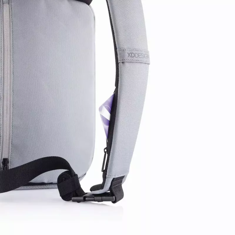 Pretzagšanas mugursoma XDDESIGN Bobby Sling pelēka — viegla, ūdensizturīga, siksnas tipa nēsāšana