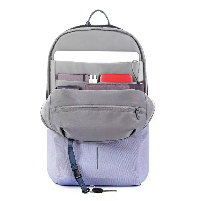 XDDESIGN Pretaizdzīšanas mugursoma Bobby Soft – Lavender pelēka, pretaizdzīšanas pilsētas mugursoma P705.992