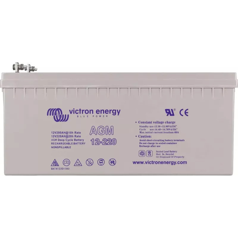 Gēla dziļās izlādes akumulators 12V 220Ah — BAT412201104 no Deep Cycle baterija