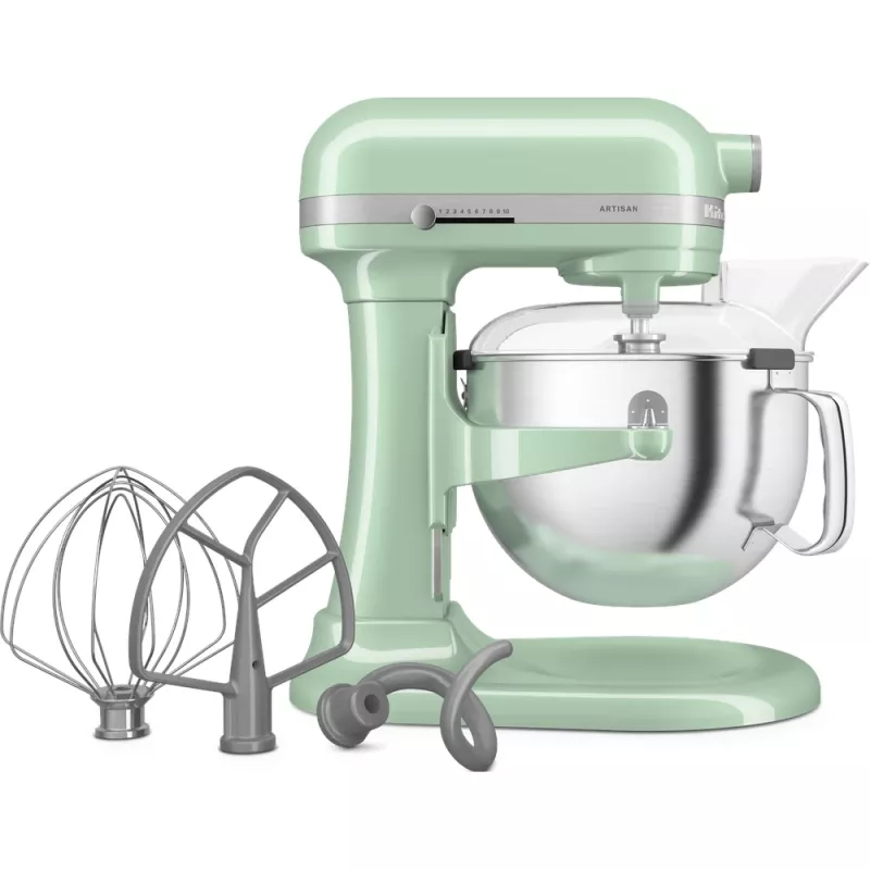 KitchenAid 5KSM60SPXEPT stacionārais mikseris 375 W zaļš, pelēks, nerūsējošais tērauds