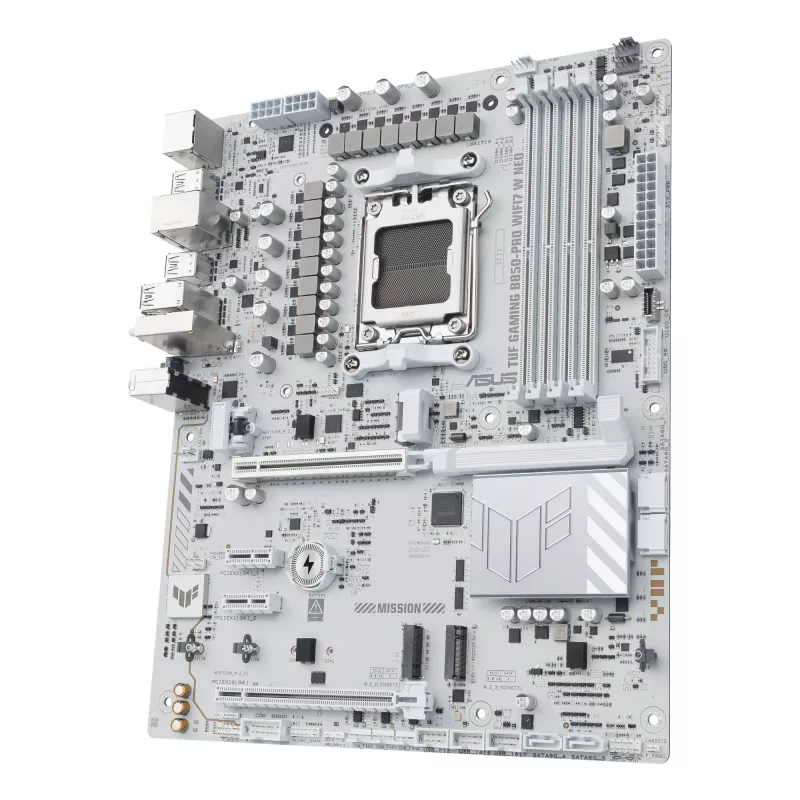 Mātesplate ASUS TUF GAMING B850‑PRO WIFI7 W NEO — AMD B850, Ligzda AM5, ATX, DDR5, Wi‑Fi 7, 2.5GbE