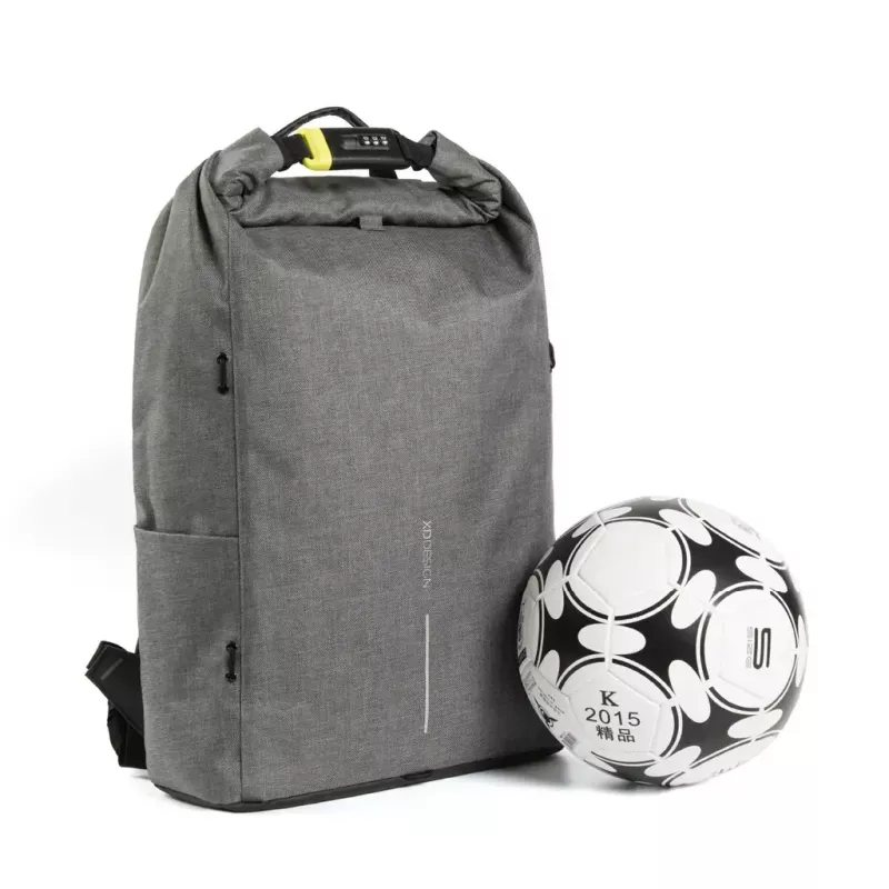 Mugursoma XDDESIGN Urban Lite — piemērota ekrāniem līdz 12,9 collām, 415×145×610 mm, melna/pelēka