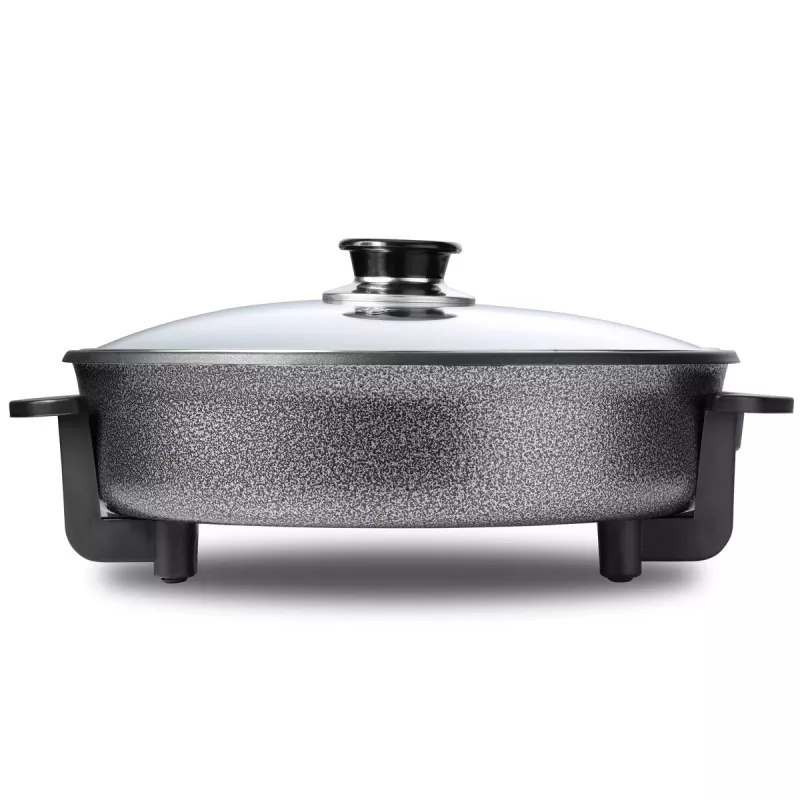 Grila panna Tristar PZ-2963 daudzfunkcionāla apaļa melna 30cm