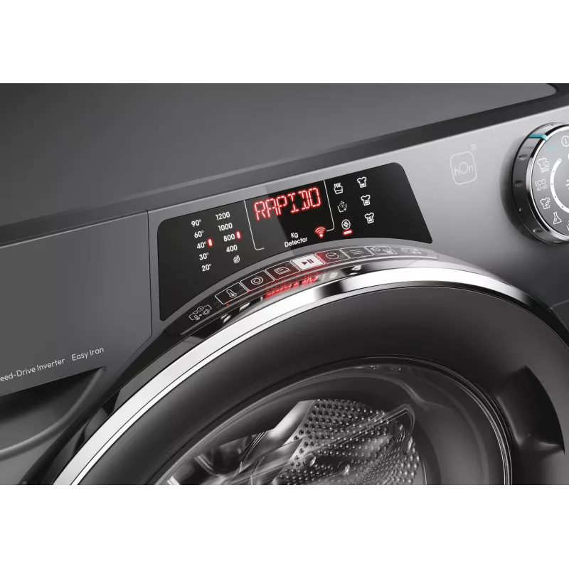 Candy RapidÓ RO41276DWMCRT-S veļas mašīna ar priekšējo ielādi 7 kg 1200 RPM Antracīts