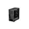 Vidēja torņa datora korpuss DeepCool CG540 — melns, ATX atbalsts, plašs interjers, optimizēta gaisa plūsma