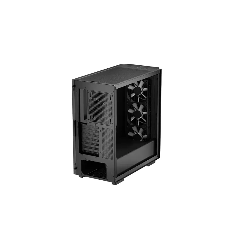 Vidēja torņa datora korpuss DeepCool CG540 — melns, ATX atbalsts, plašs interjers, optimizēta gaisa plūsma