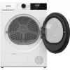 Gorenje Torktumlare DHNE82 BK040, Brīvi stāvoša, Ielādējama no priekšas, Siltumsūknis, Balta, Pogas, Rotējošs, Labais