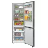 Brīvi stāvošs kombinētais ledusskapis Midea MDRB548MME46, 401 L — No Frost, 271 L ledusskapis / 130 L saldētava, 186 cm, 35 dB, energoefektivitātes klase E, pelēks