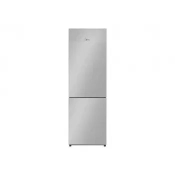 Brīvi stāvošs kombinētais ledusskapis Midea MDRB548MME46, 401 L — No Frost, 271 L ledusskapis / 130 L saldētava, 186 cm, 35 dB, energoefektivitātes klase E, pelēks