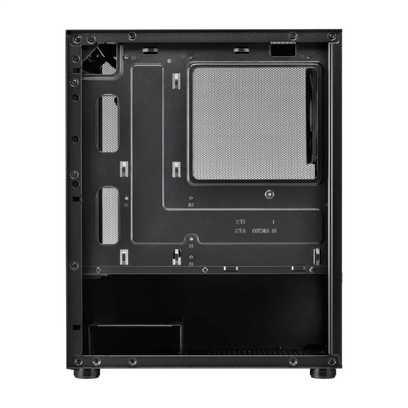 FSP S110-B korpuss Mini Tornis mITX, mATX Melns, Small Form Factor (SFF), PC, Melns, micro ATX, Mini-ITX, Sieta, Metāla, 16 cm