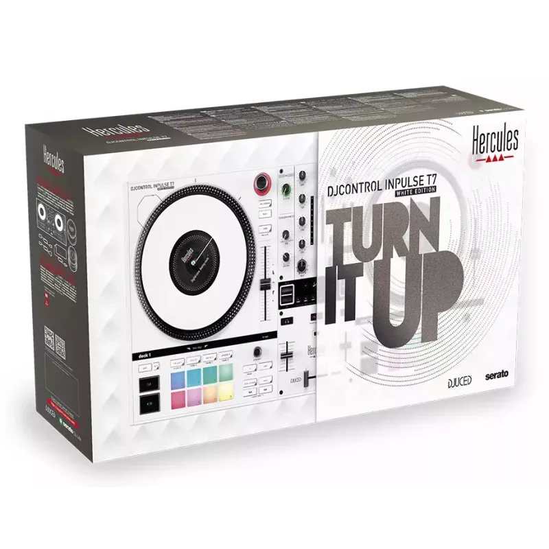 DJ kontrolleris Hercules Inpulse T7 balta Edition