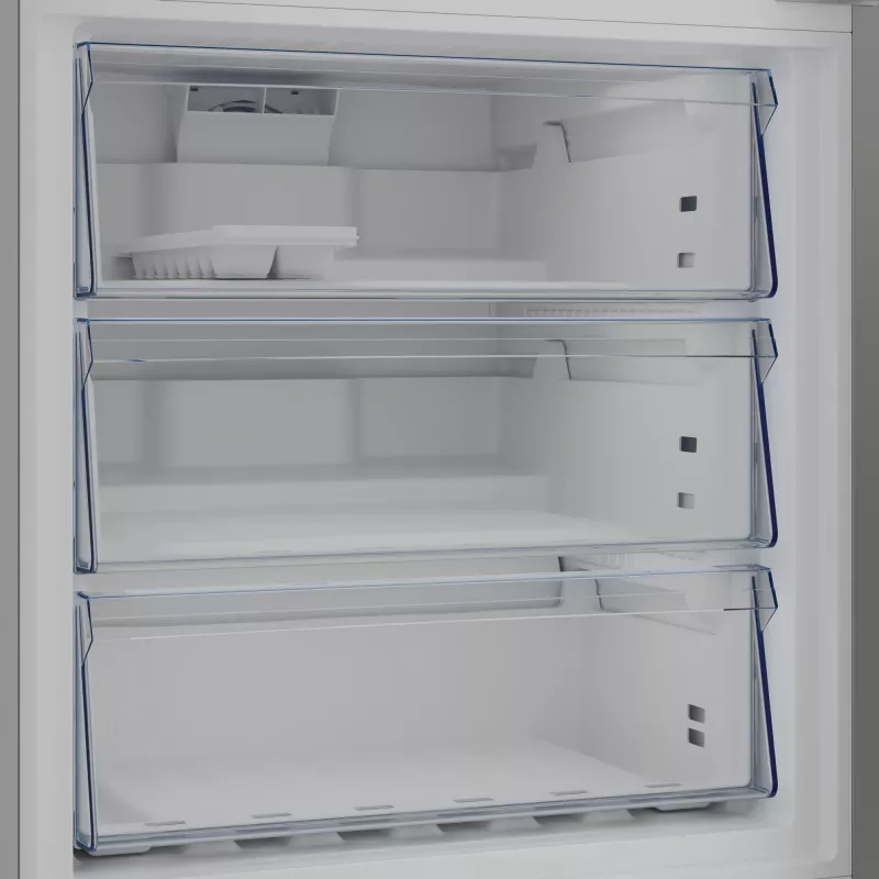 Beko B3RCNE564HXB ledusskapis ar saldētavu Brīvstāvošs 490 L Sudraba