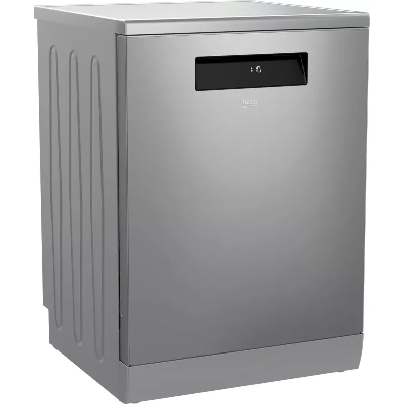 Brīvi stāvoša trauku mazgājamā mašīna BEKO DEN48530X, 15 trauku komplekti, 8 programmas, 44 dB, 598×850×600 mm