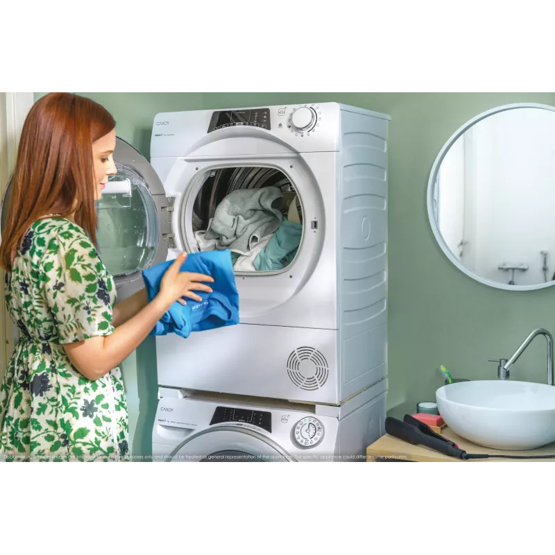 Candy RapidÓ RO41274DWMCT/1-S veļas mašīna Ielādējama no priekšas 7 kg 1200 RPM Balta
