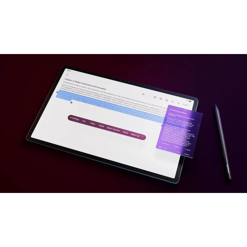 Lenovo Yoga Tab Plus Snapdragon 256 GB 32.3 cm (12.7 collas) 16 GB Wi-Fi 7 (802.11be) Android 14 Teal
