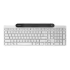 Bezvadu Bluetooth tastatūra Lenovo 800 — US angļu izkārtojums, pašuzlādes, balta